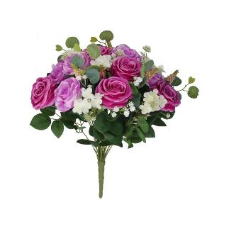 RAMO ROSAS SUPER X 22-52 CM VIOLETA