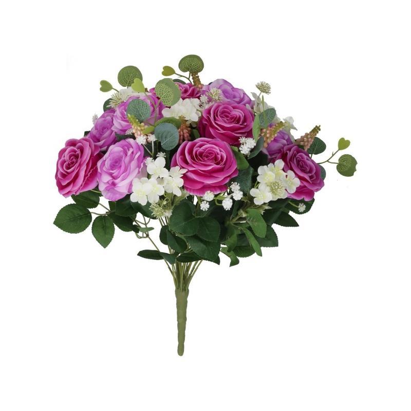RAMO ROSAS SUPER X 22-52 CM VIOLETA