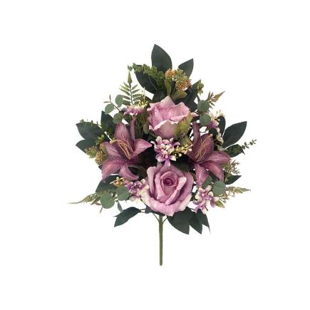 CONJUNTO ROS-LILIUM GLITTER X12-60 CM VIOLETA