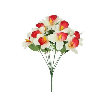 RAMO BIG ORQUIDEA X9-43 CM ROJO