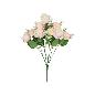 RAMO ROSAS-CLAVELES X9-46 CM ROSA