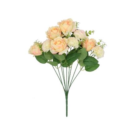 RAMO ROSAS-CLAVELES X9-46 CM TE