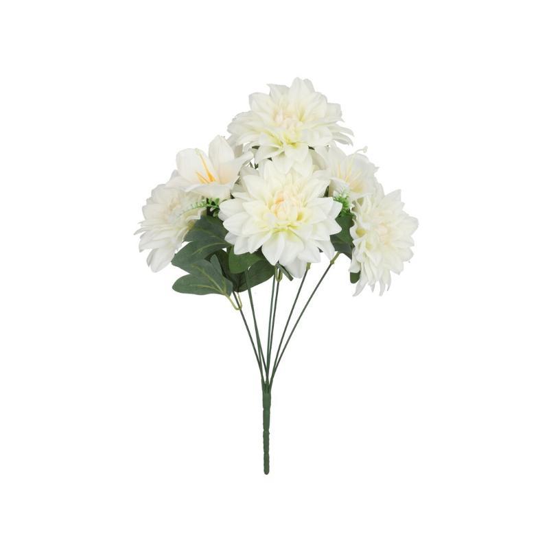 RAMO DALIAS-AZUCENA X7-46 CM BLANCO