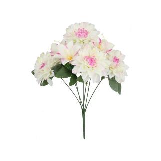 RAMO DALIAS-AZUCENA X7-46 CM MALVA