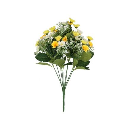 RAMO MARGARITAS MIXED X9-46 CM AMARILLO