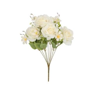 RAMO ROSAS BIG (A) X9-47 CM CREMA