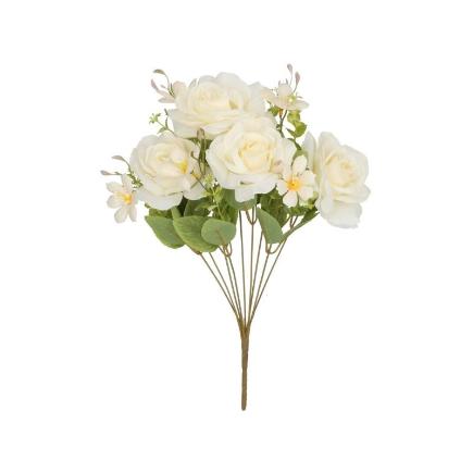 RAMO ROSAS BIG (A) X9-47 CM CREMA