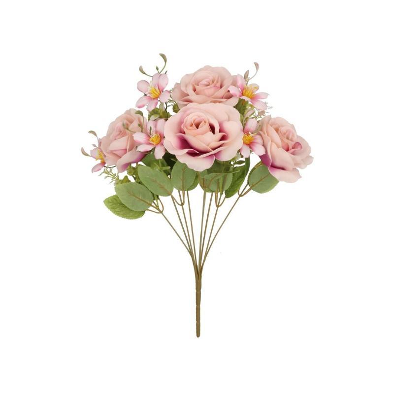 RAMO ROSAS BIG (A) X9-47 CM ROSA