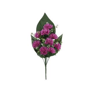 CONJUNTO CRISANTEMOS MIX X9-51 CM VIOLETA