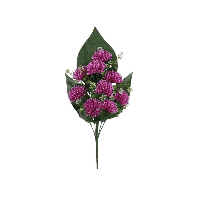 CONJUNTO CRISANTEMOS MIX X9-51 CM VIOLETA