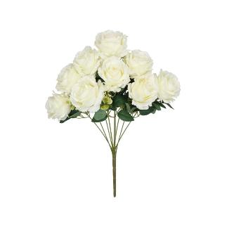 RAMO ROSAS GIG X9-56 CM BLANCO