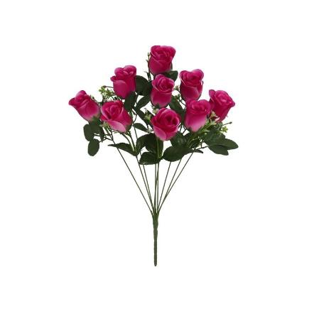 RAMO CAPULLOS SATIN X9-47 CM FUCSIA