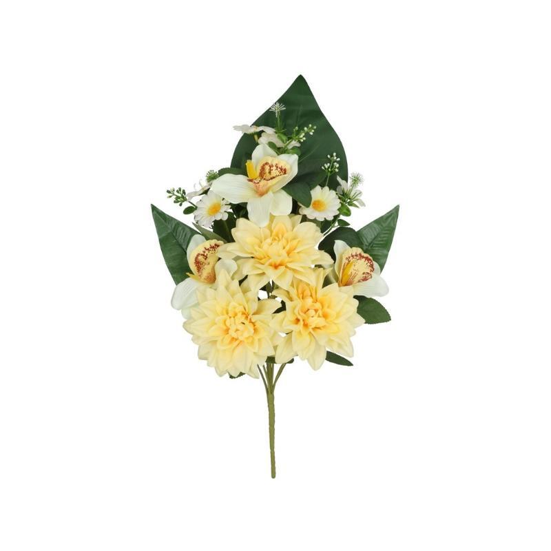 CONJUNTO DALIAS-ORQUIDEA X9-51 CM AMARILL