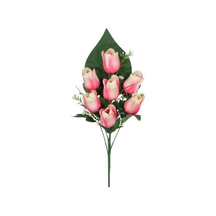 CONJUNTO TULIPANES X7-52 CM ROSA