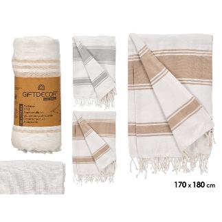 MULTIUSOS RAYAS SURT 2 COLORES 180 CM