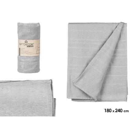 MULTIUSOS EVER RAYAS GRIS 180X240 CM