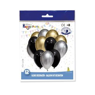 CONJUNTO GLOBOS ESPEJO ORO R.5231-88