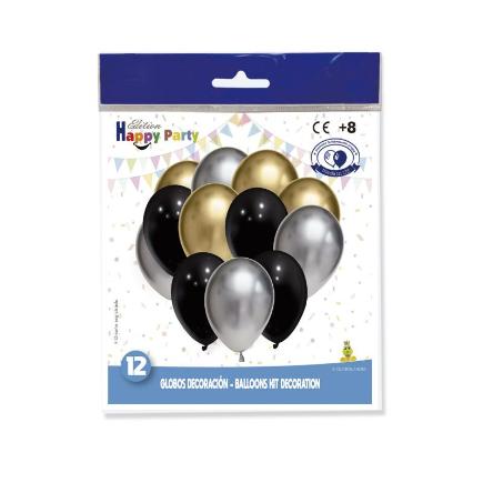CONJUNTO GLOBOS ESPEJO ORO R.5231-88
