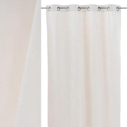 CORTINA BURN OUT VELVET ESTELA NATURAL 140X260 CM