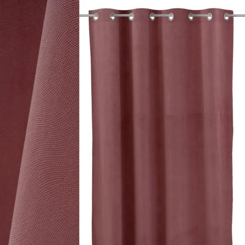 CORTINA BURN OUT VELVET ESTELA MALVA 140X260 CM