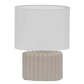 LAMPARA CERAMICA TAUPE 20X11X27 CM
