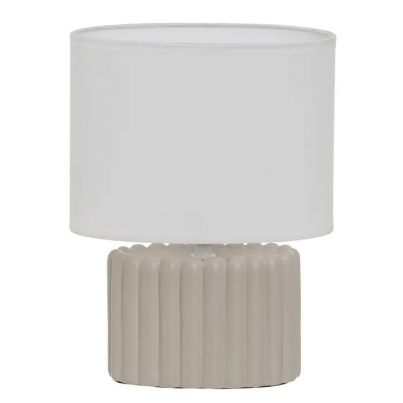 LAMPARA CERAMICA TAUPE 20X11X27 CM