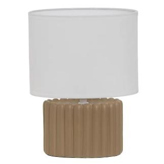LAMPARA CERAMICA MARRON 20X11X27 CM