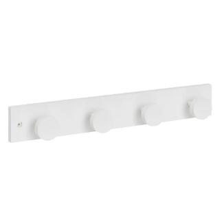 PERCHERO 4 GANCHOS PINO BLANCO 40X5.5X6 CM