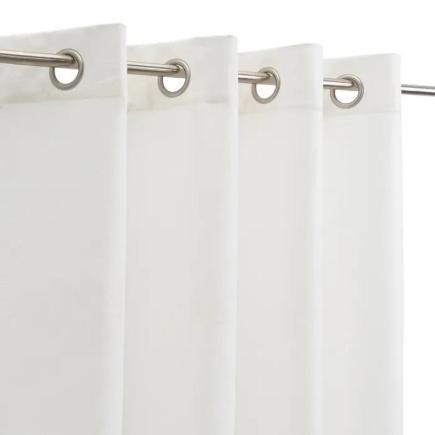 CORTINA TEÑIDO SIENA POLIESTER BLANCO 140X260 CM
