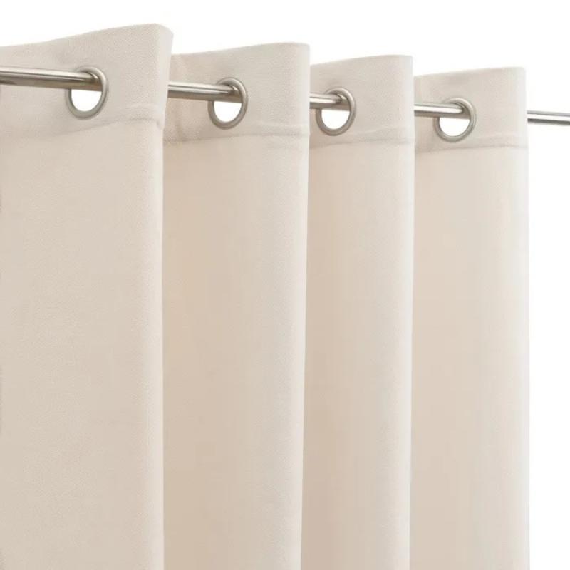 CORTINA TEÑIDO SIENA POLIESTER BEIGE 140X260 CM