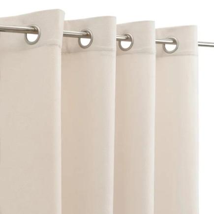 CORTINA TEÑIDO SIENA POLIESTER BEIGE 140X260 CM