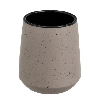 VASO BAÑO DOLOMITA BEIGE 9X9X10 CM