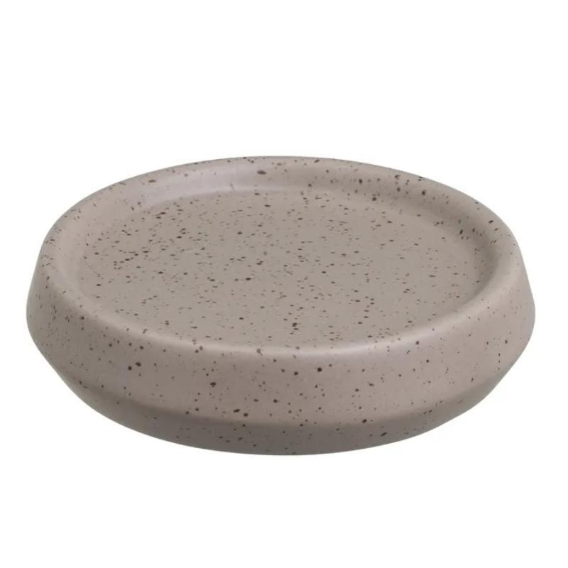 JABONERA BAÑO DOLOMITA BEIGE 11X11X3 CM