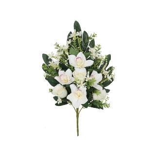 CONJUNTO CAPULLOS-ORQ X 12-57 CM BLANCO