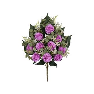 CONJUNTO ROSAS SPRING X 10-59 CM VIOLETA
