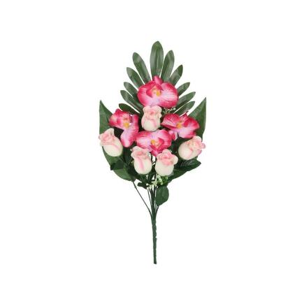 CONJUNTO CAPULLOS-ORQUIDEA X9 -51 CM FUCSIA