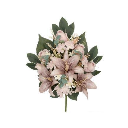 CONJUNTO CAP-LILIUM GLITTER X12-57 CM OCRE