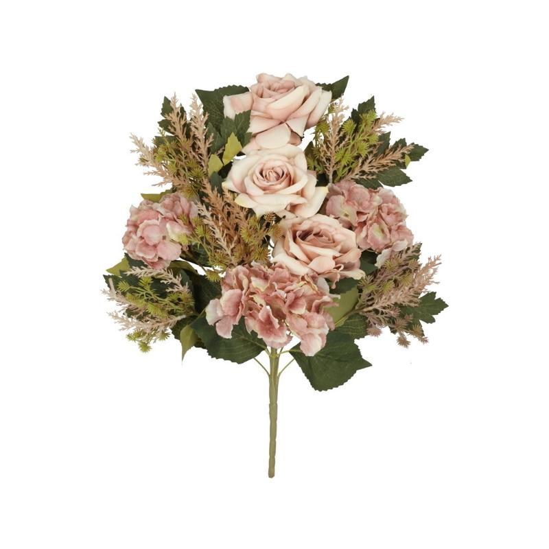 CONJUNTO ROSA-HORTENSIA (A) X11-56 CM OCRE