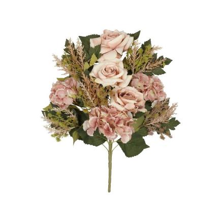 CONJUNTO ROSA-HORTENSIA (A) X11-56 CM OCRE