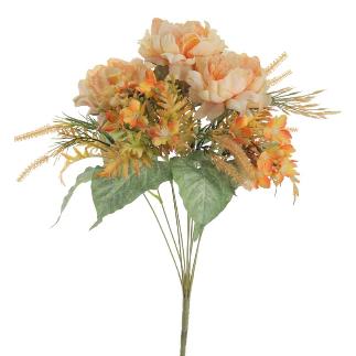 BOUQUET PEONIAS VINTAGE SALMON