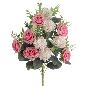 PALMA VIBURNUM ROSAS FUCSIA