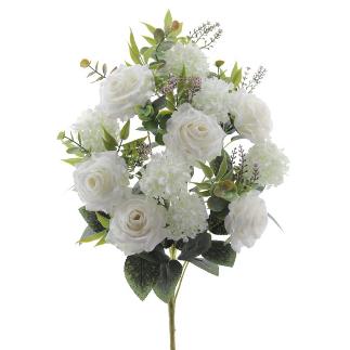PALMA VIBURNUM ROSAS CREMA