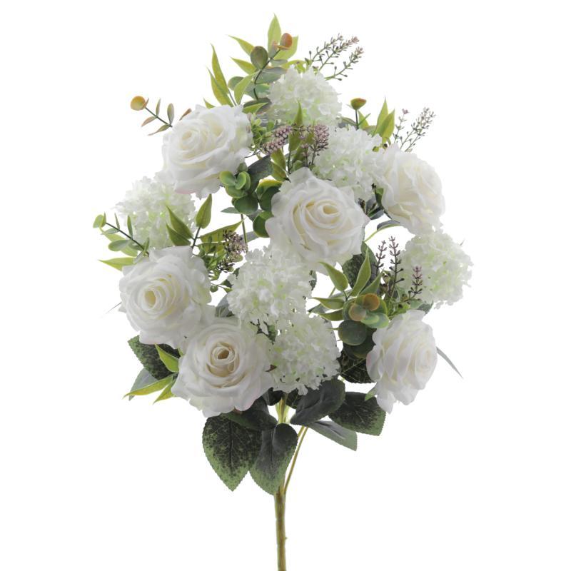 PALMA VIBURNUM ROSAS CREMA