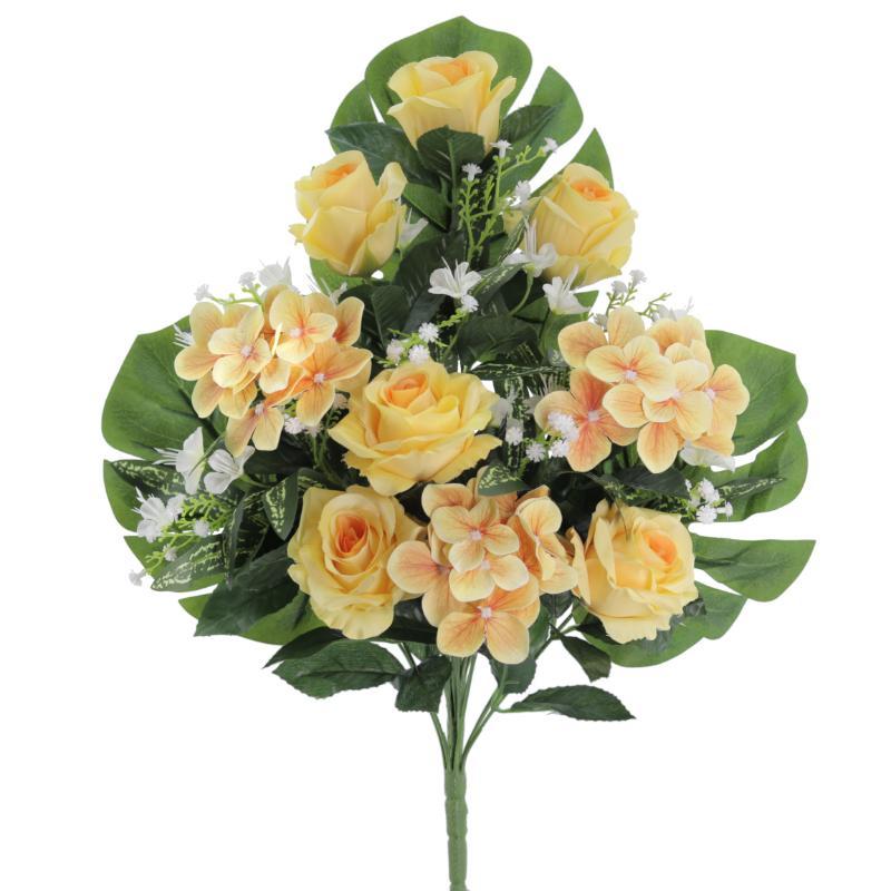 PALMA ROSAS HORTENSIAS AMARILLO