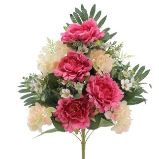 PALMA PEONIA HORTENSIAS FUCSIA