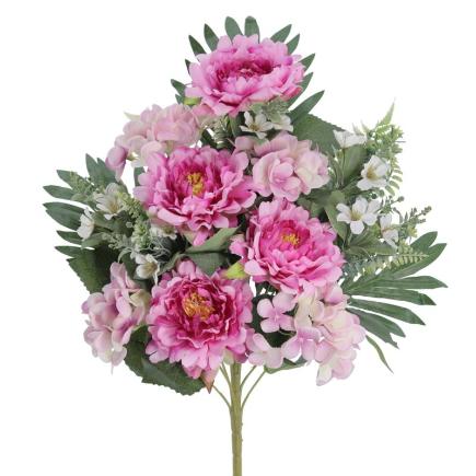 PALMA PEONIAS HORTENSIAS MALVA