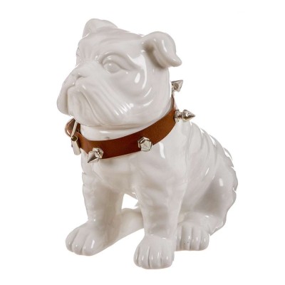 FIGURA PERRO BLANCO 17 CM