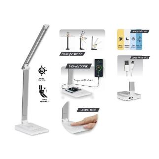 LAMPARA ESTUDIO LED CON POWERBANK BLANCO