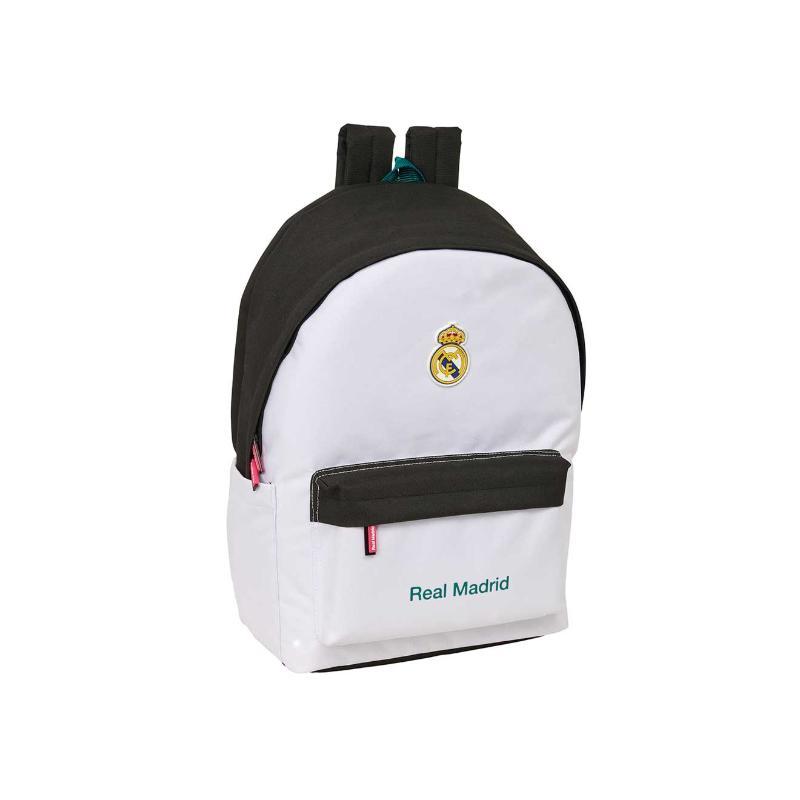 MOCHILA DOBLE PARA PORTATIL 15.6+USB REAL MADRID