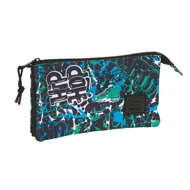 PORTATODO TRIPLE SAFTA GRAFFITI GO